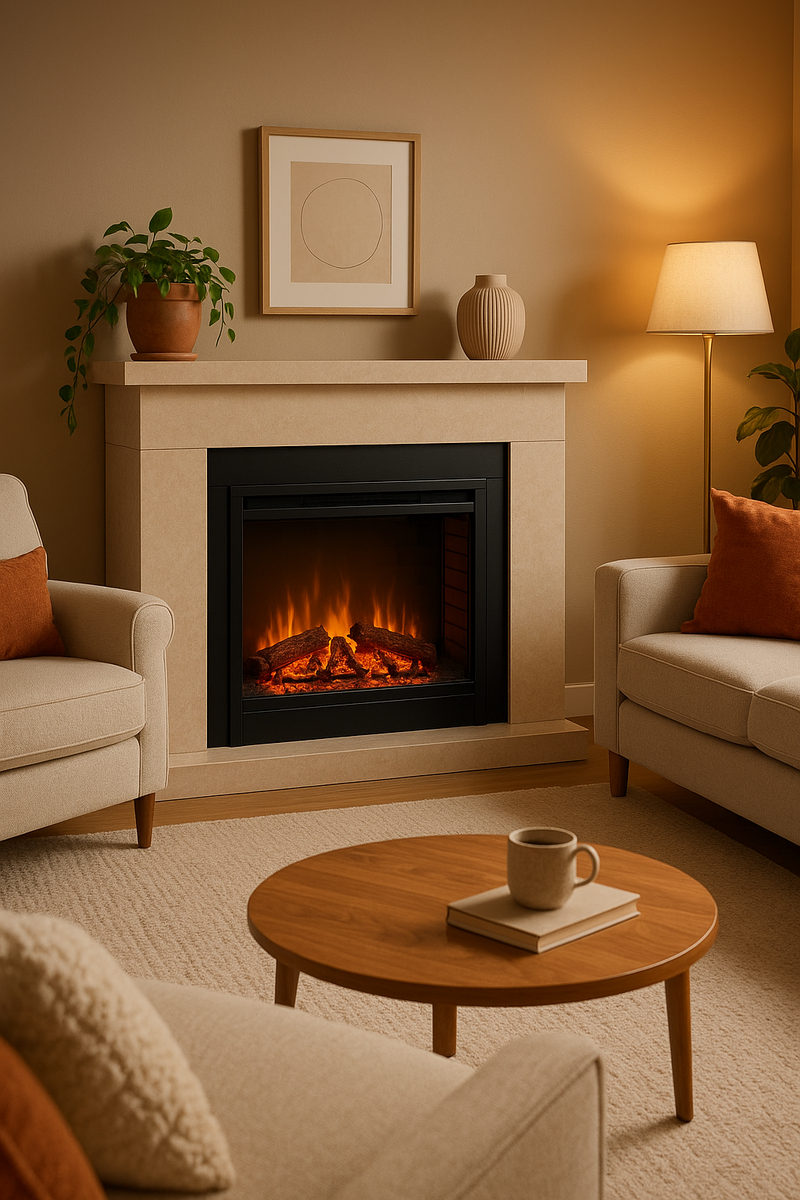    Создайте уют и стиль с электрическим камином Экстер Rock Beige/Black – ваш идеальный уголок тепла и гармонии! Kamin