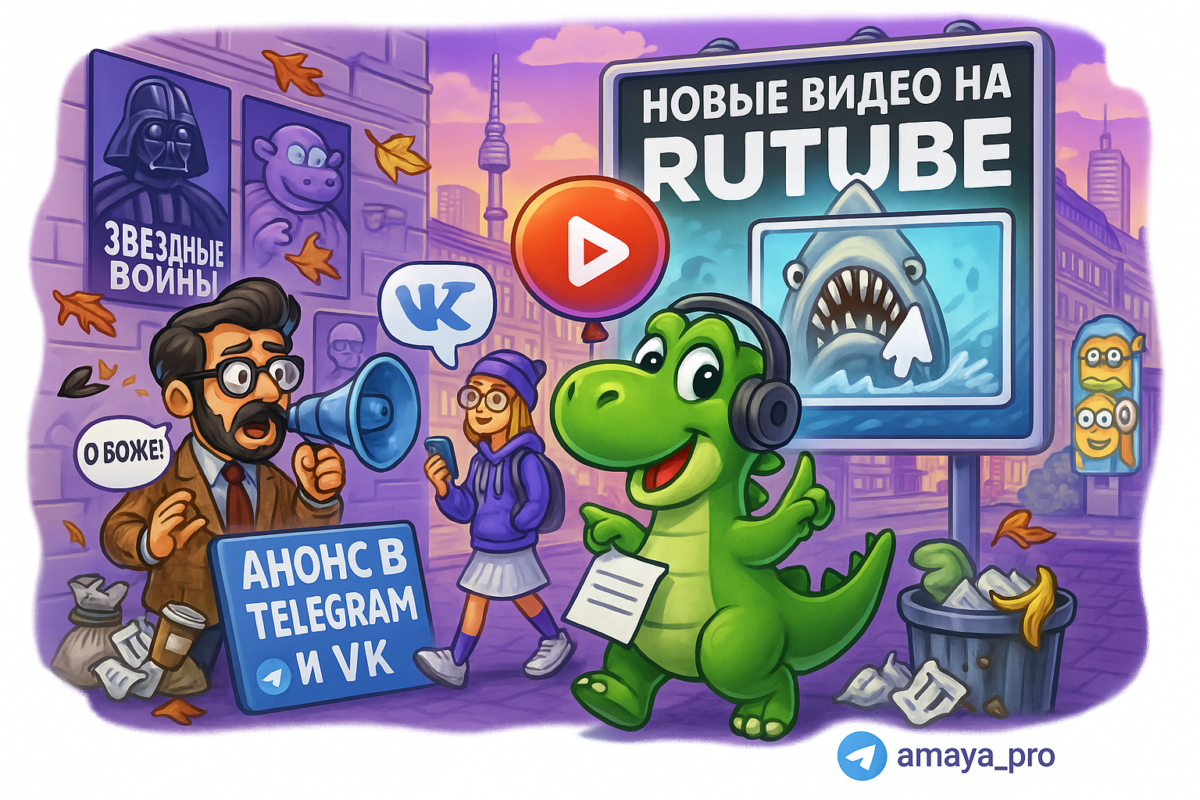    Как взорвать интернет в 2025: автоматизация анонсов Rutube, Telegram и VK для максимального охвата и вовлечённости Артур Хорошев