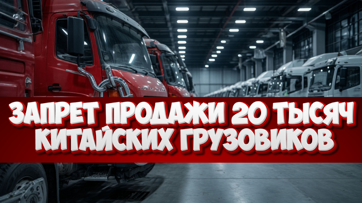 Китайские грузовики под запретом: кто останется без денег, а кто — без работы