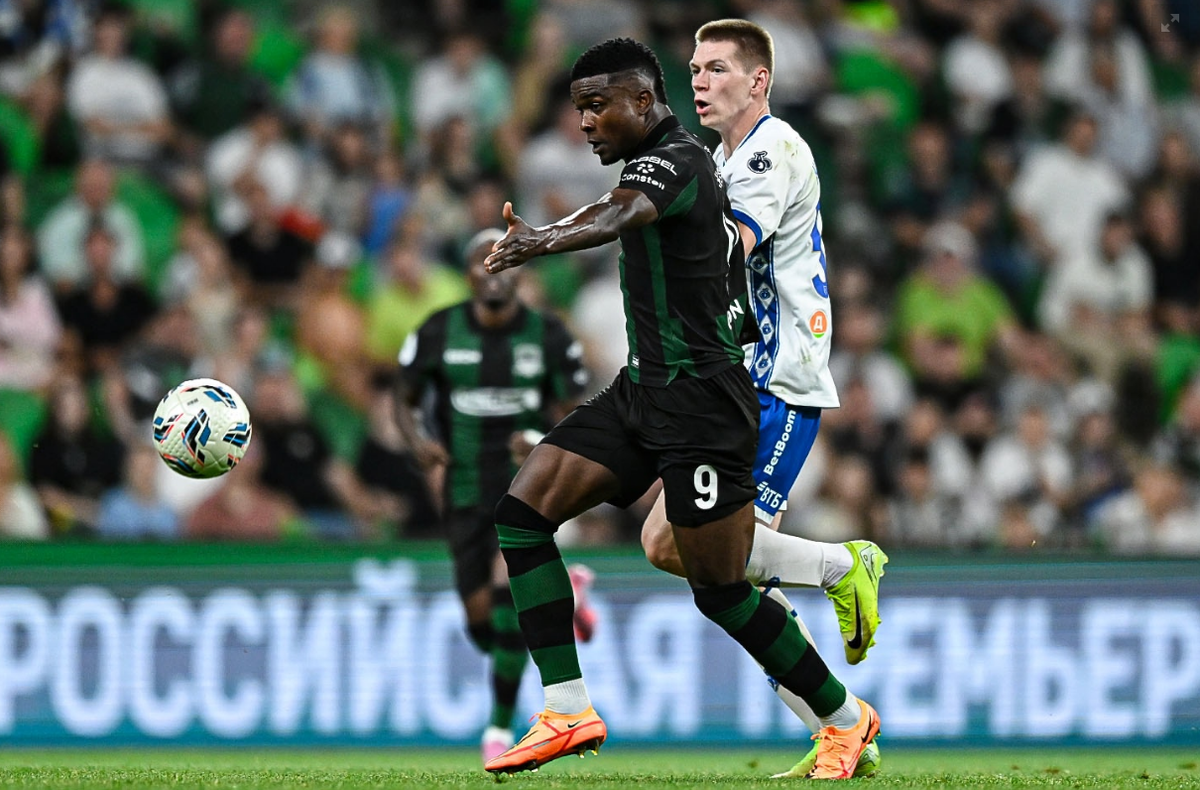 Джон Кордоба - лучший игрок матча "Краснодар" - "Динамо". Фото: ФК "Краснодар"