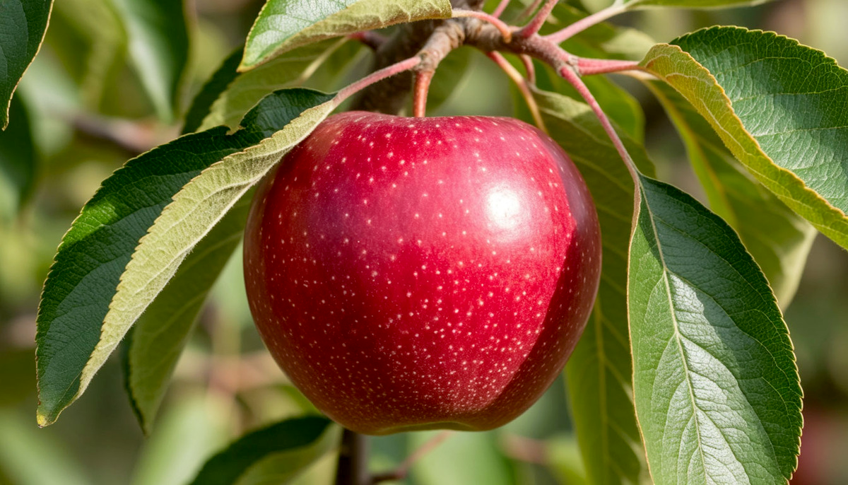 Аугусто желал вырастить огромные яблоки.