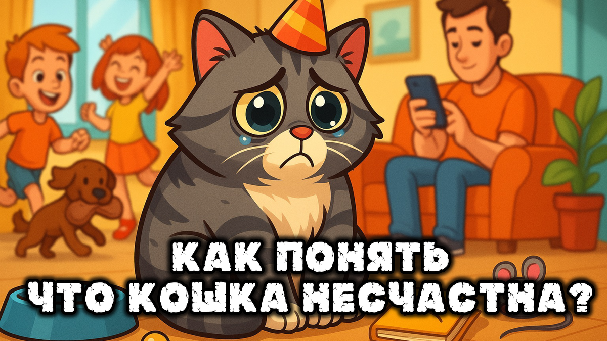 Как Понять, Что Ваша Кошка Несчастна?