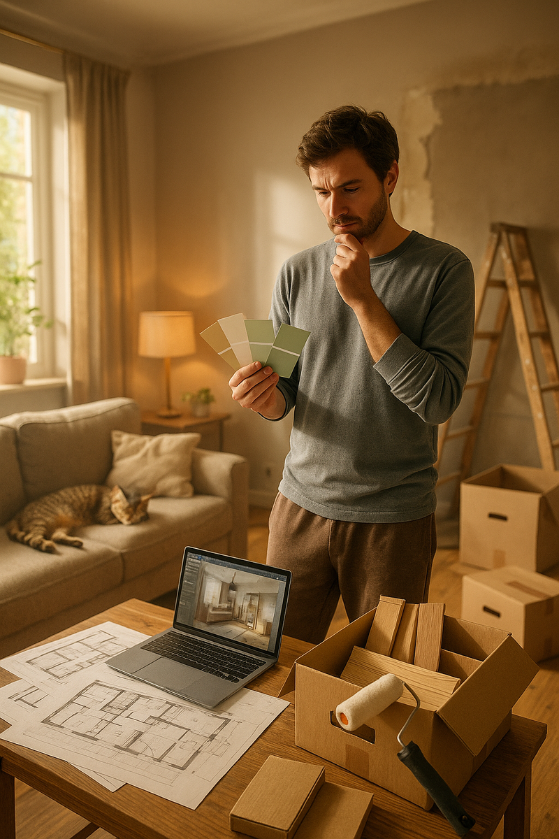 Вы не дизайнер - и не обязаны им быть. Вы создаёте пространство для себя. И именно это делает интерьер уникальным.