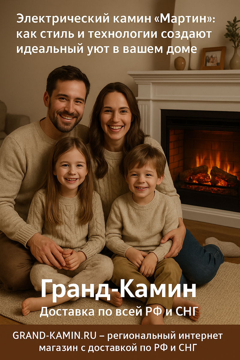    Электрический камин «Мартин»: как стиль и технологии создают идеальный уют в вашем доме Kamin