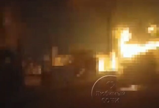    пожар на нефтебазе в Сочи / t.me/love_sochi