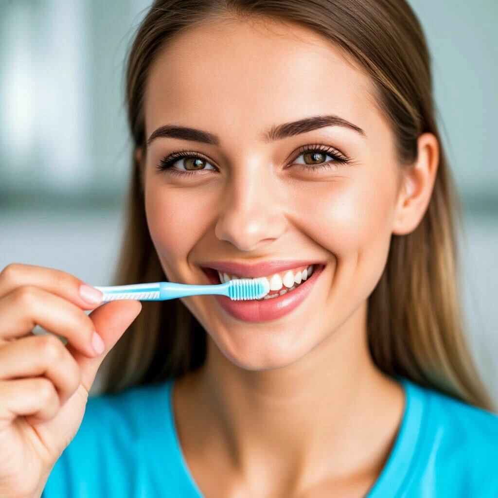 Чистка зубов: