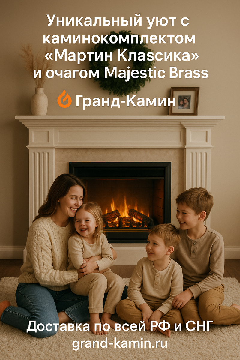    Как создать уникальный уют с каминокомплектом «Мартин Классика» и очагом Majestic Brass для идеального дома Kamin