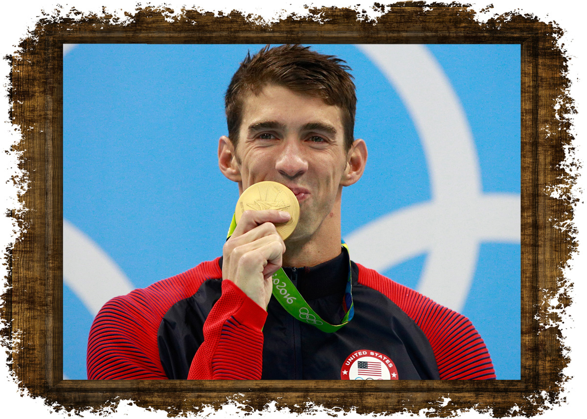 Двадцатитрехкратный олимпийский чемпион Майкл Фелпс — самый титулованный спортсмен в истории Олимпиад. Фото в свободном доступе. 