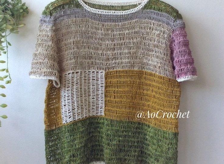 Обожаю такой половичковый стиль! Но вязать, кстати, труднее, чем просто одним цветом, потому что стыки по краям разных цветов должны быть