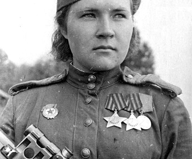 Снайпер Л. Макарова о гитлеровцах: «Не люди это, а двуногие скоты»