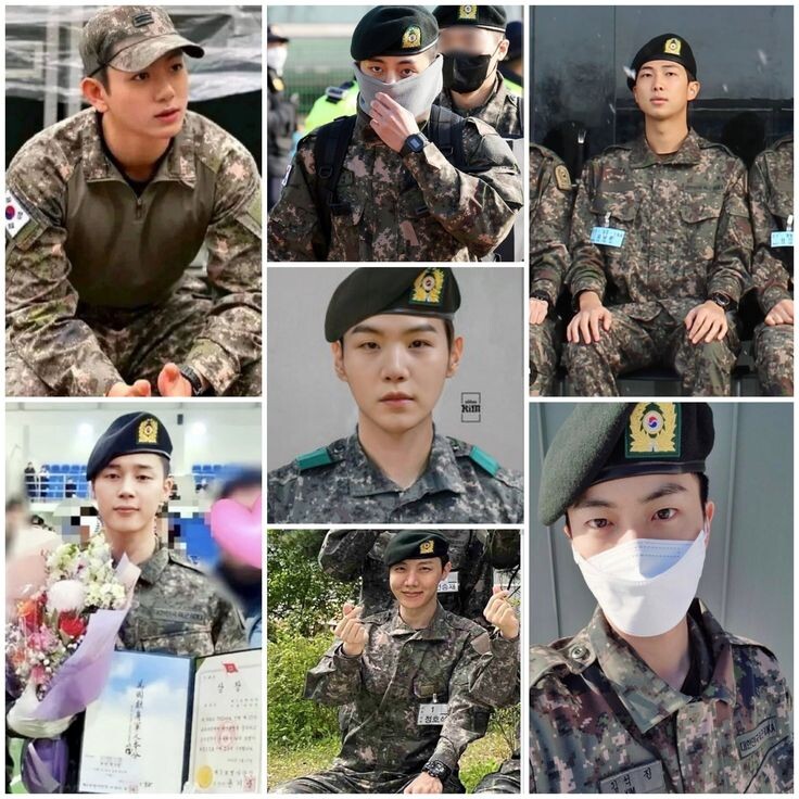 *полный состав BTS из армии 