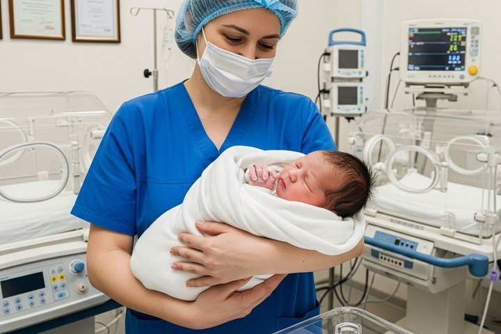 Любовь матери к салу чуть не убила её новорожденного ребенка: малыш оказался под угрозой смерти сразу после рождения