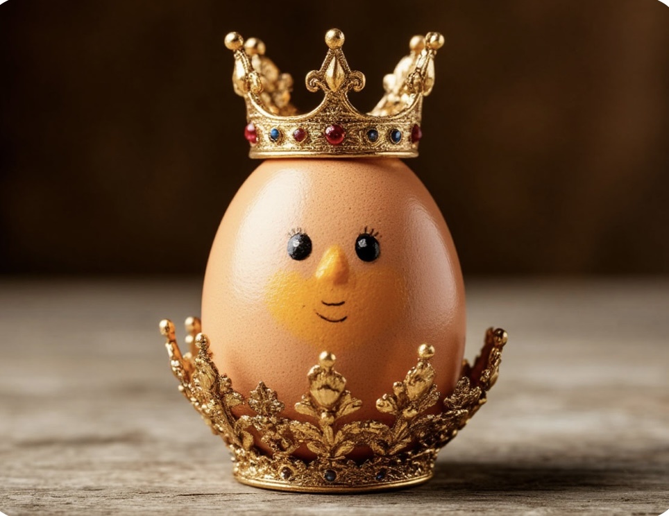 Так по мнению шедеврум выглядит королева-яйцеклетка))