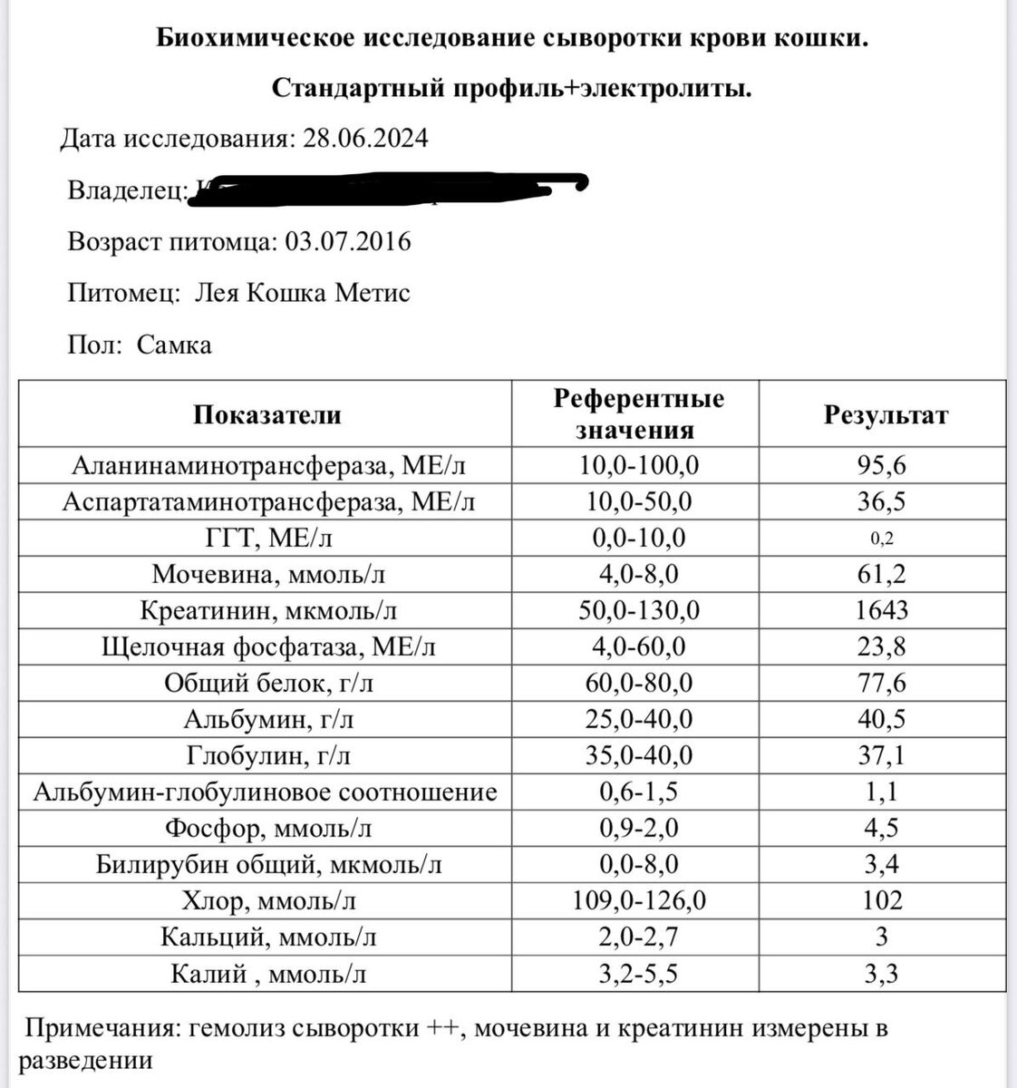 Это самый первый анализ