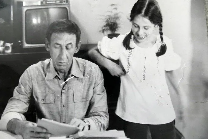  Владимир Басов с Лизой