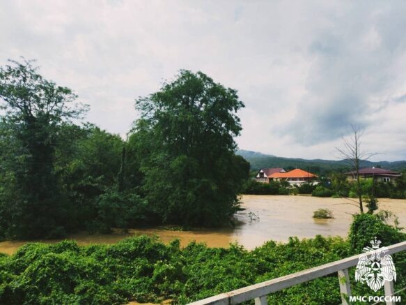    наводнение в Туапсинском районе / ГУ МЧС по Краснодарскому краю