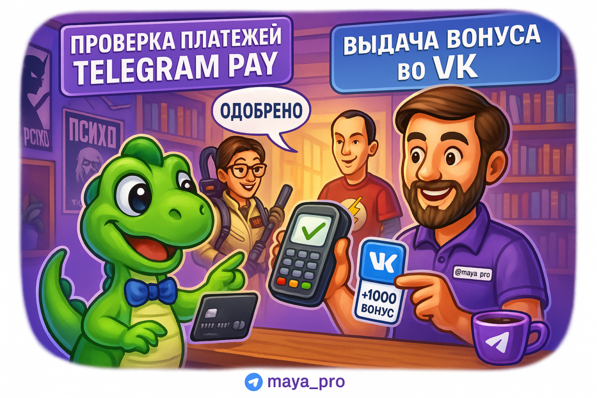    Проверка платежей в Telegram Pay: как забрать бонусы во ВКонтакте и не попасть на уловки мошенников Артур Хорошев