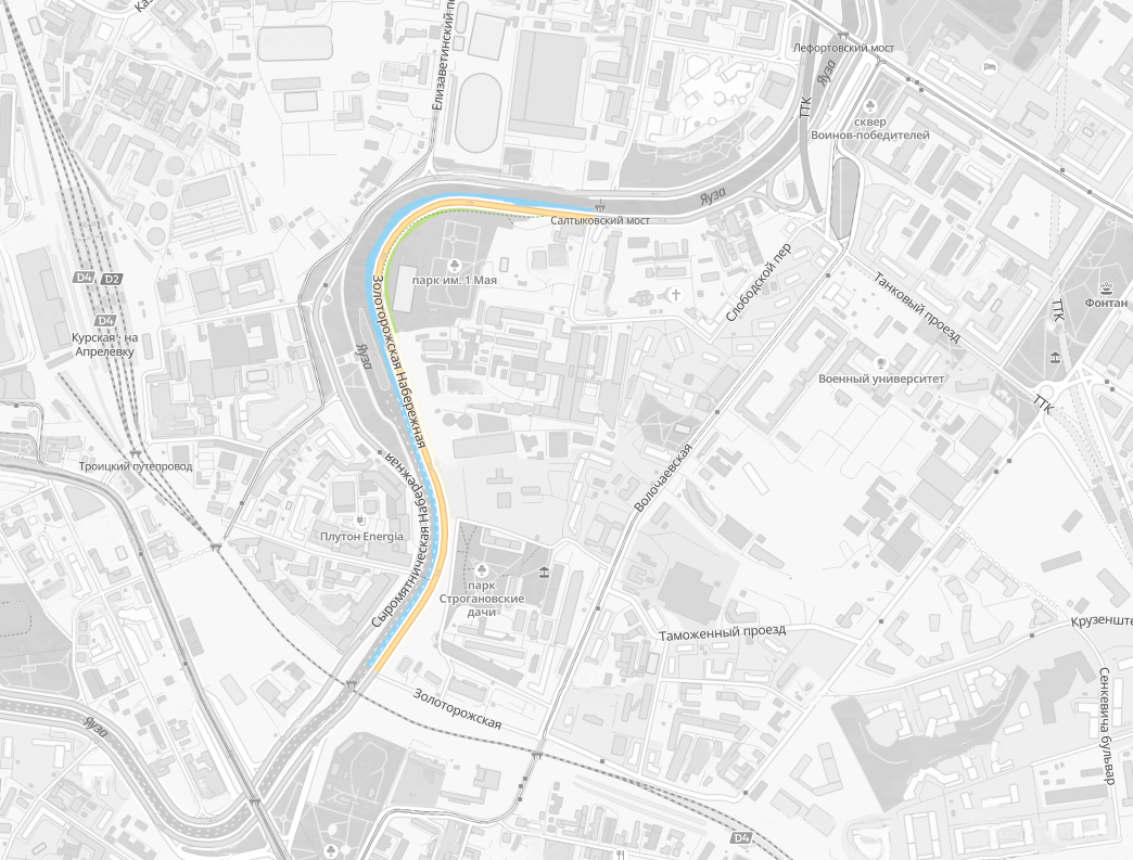 Золоторожская набережная ан карте 2gis.ru 
