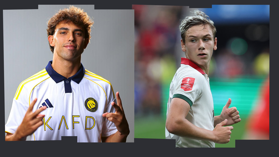    Жоау Феликс и Алексей Батраков.«СЭ», ФК «Аль-Наср»