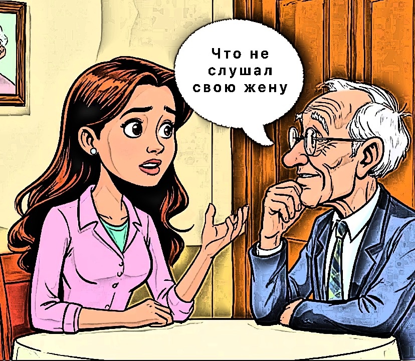 Ответ дедушки. Картинка ИИ