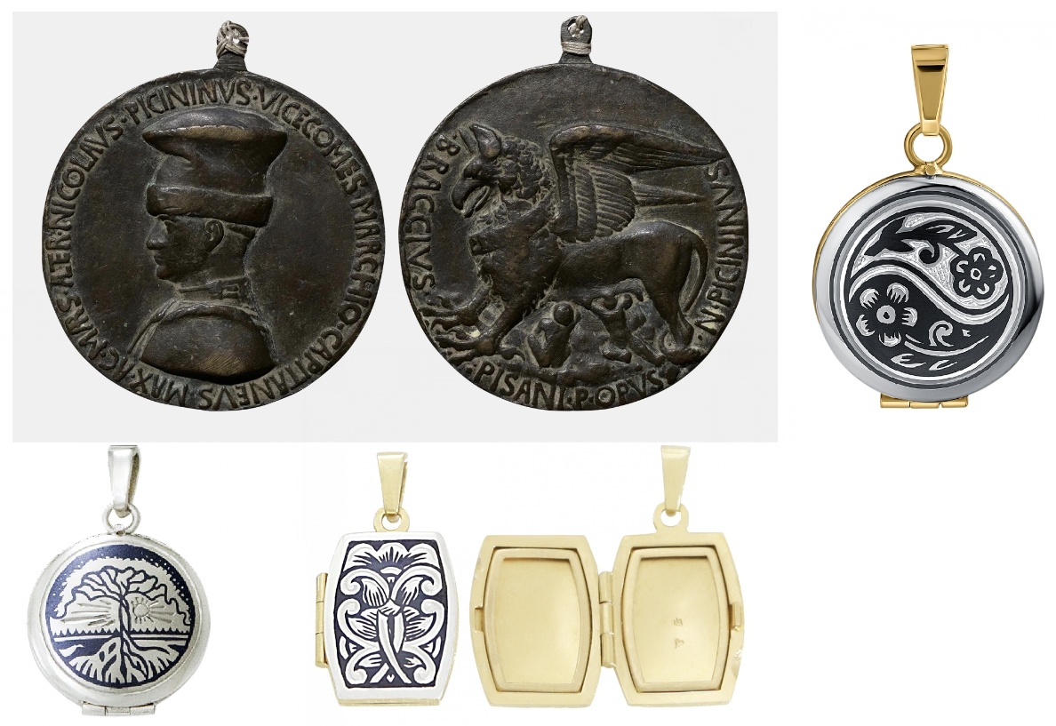 Медаль работы Антонио Пизано (Пизанелло) на усыновление Никколо Пиччинино