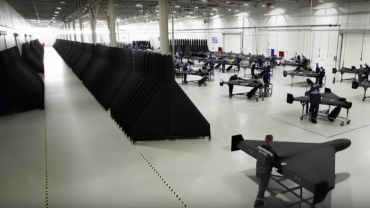   Завод по производству ударных дронов «Герань-2»