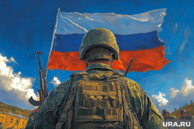 ВС РФ установили российский триколор в Александро-Калиново
Фото: Создано в Midjourney © URA.RU