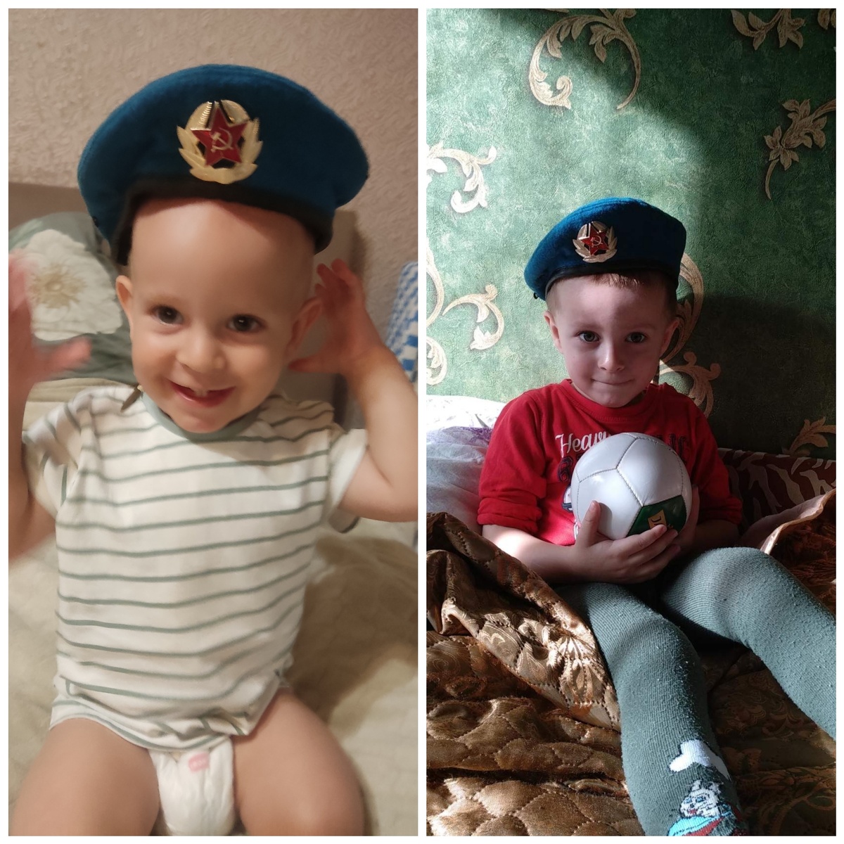 Младший и старший(сейчас ему 9 лет) сынули.