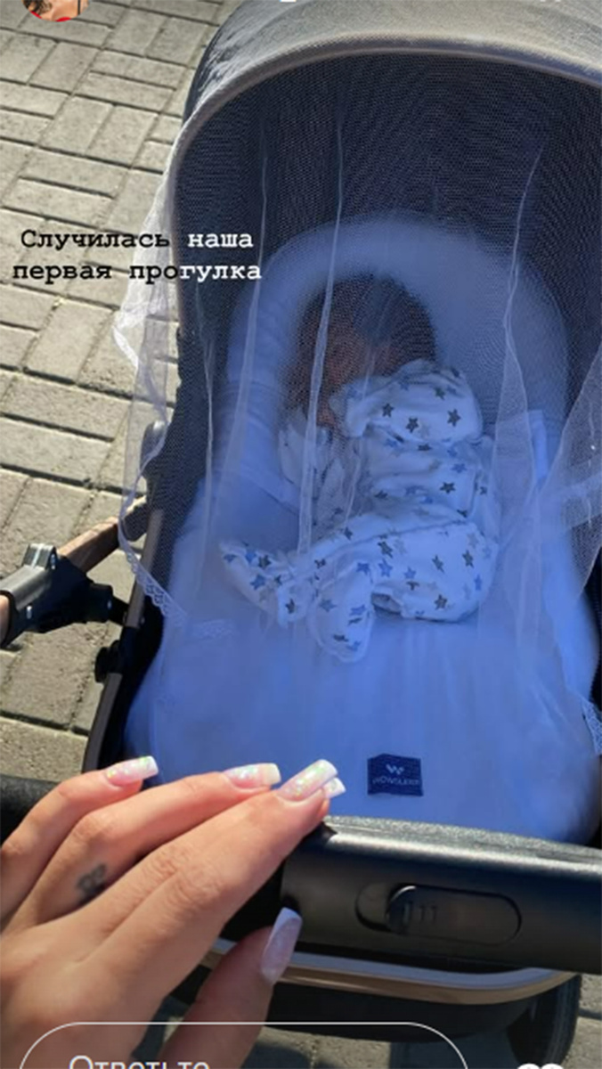 Новорожденный сын визажистки Михаила Галустяна. Фото: соцсети Милены Шевченко