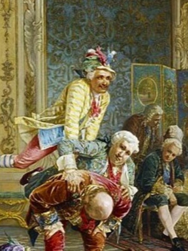 Фрагмент картины «Шуты при дворе Анны Иоанновны», худ. Валерий Якоби