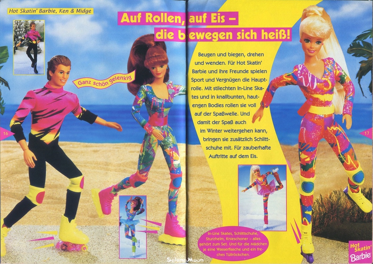 Барби - роллерша