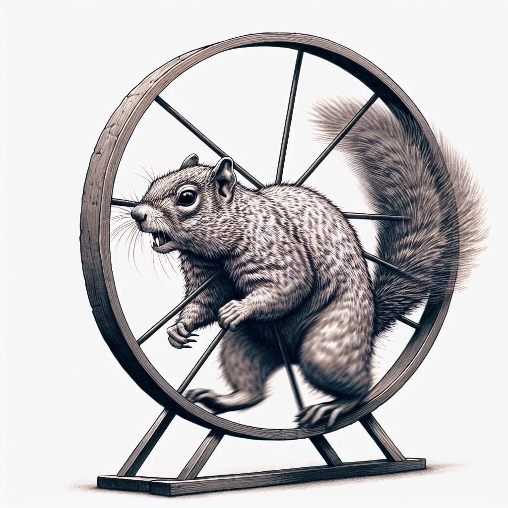 Кручусь, как белка в колесе