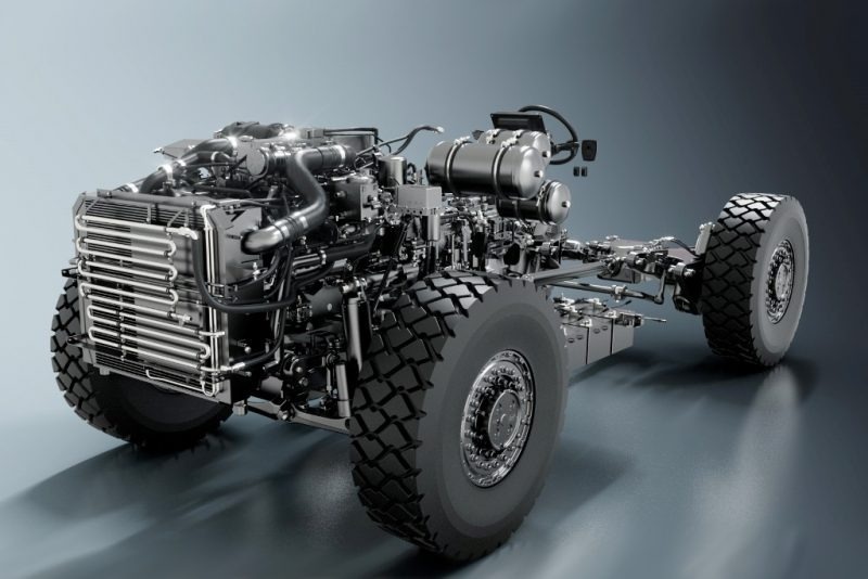 Шасси бронеавтомобиля Celeris от компании Texelis. Фото: Texelis