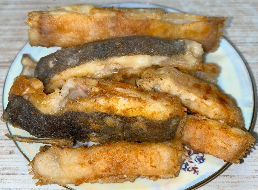 Жареная камбала