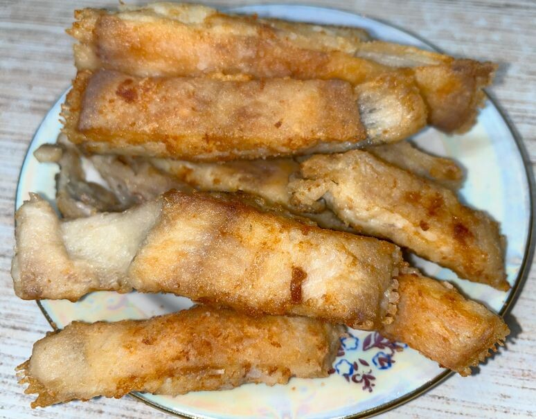 Аппетитная жареная камбала