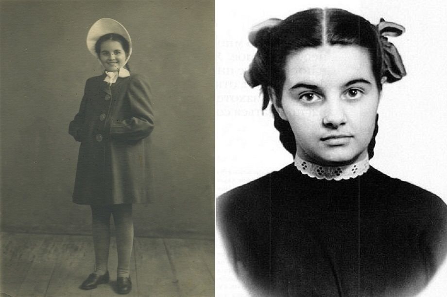 Валентина в детские и школьные годы