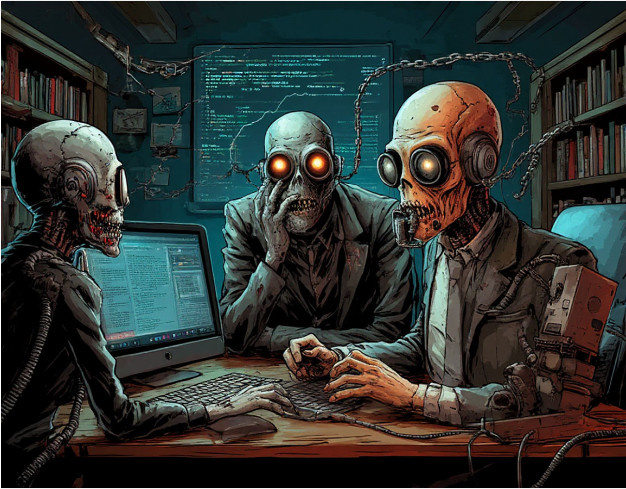 Так ИИ "Шедеврум" видит "токсическое общение в сети интернет"