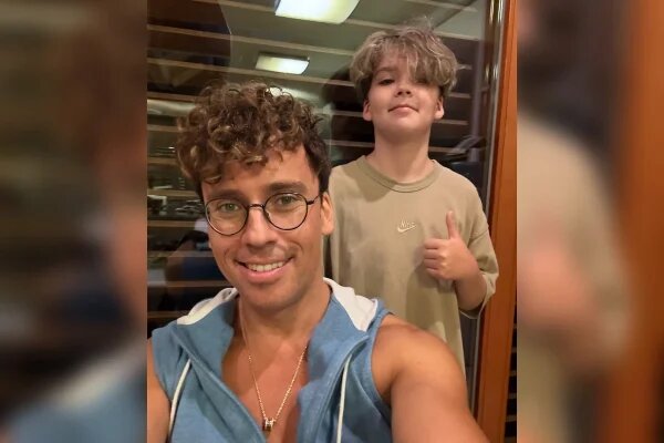   Максим Галкин* с сыном. Фото: соцсети