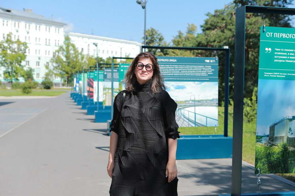    Директор Московского музея дизайна Александра Санькова