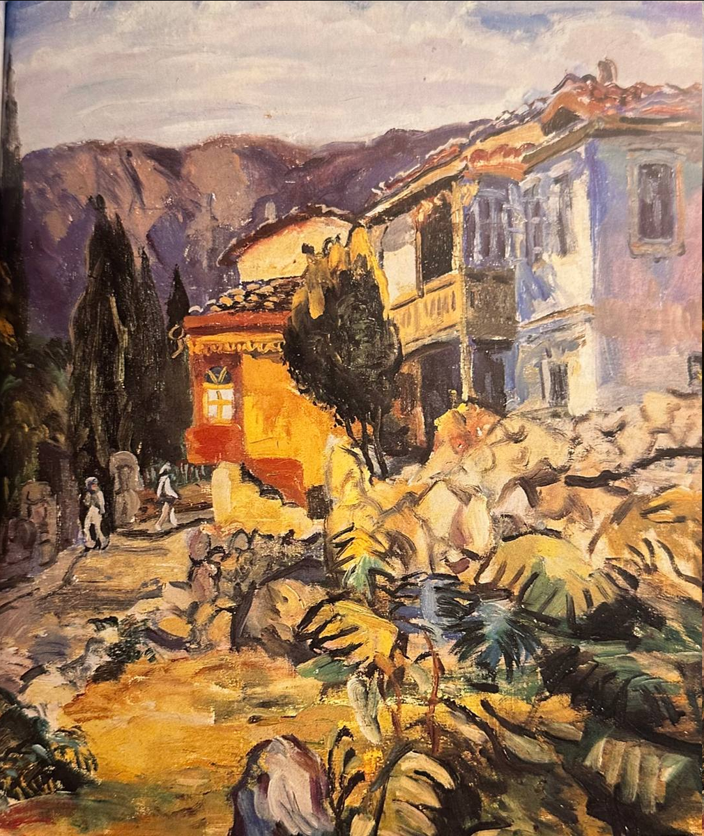 Аристарх Лентулов. «Татарская улица. Ялта». 1932