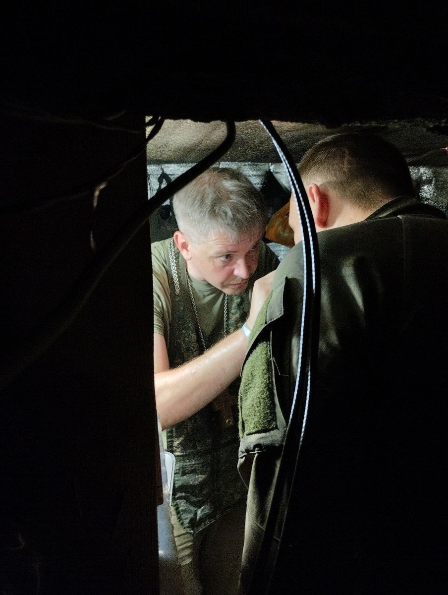 Причастие на фронте