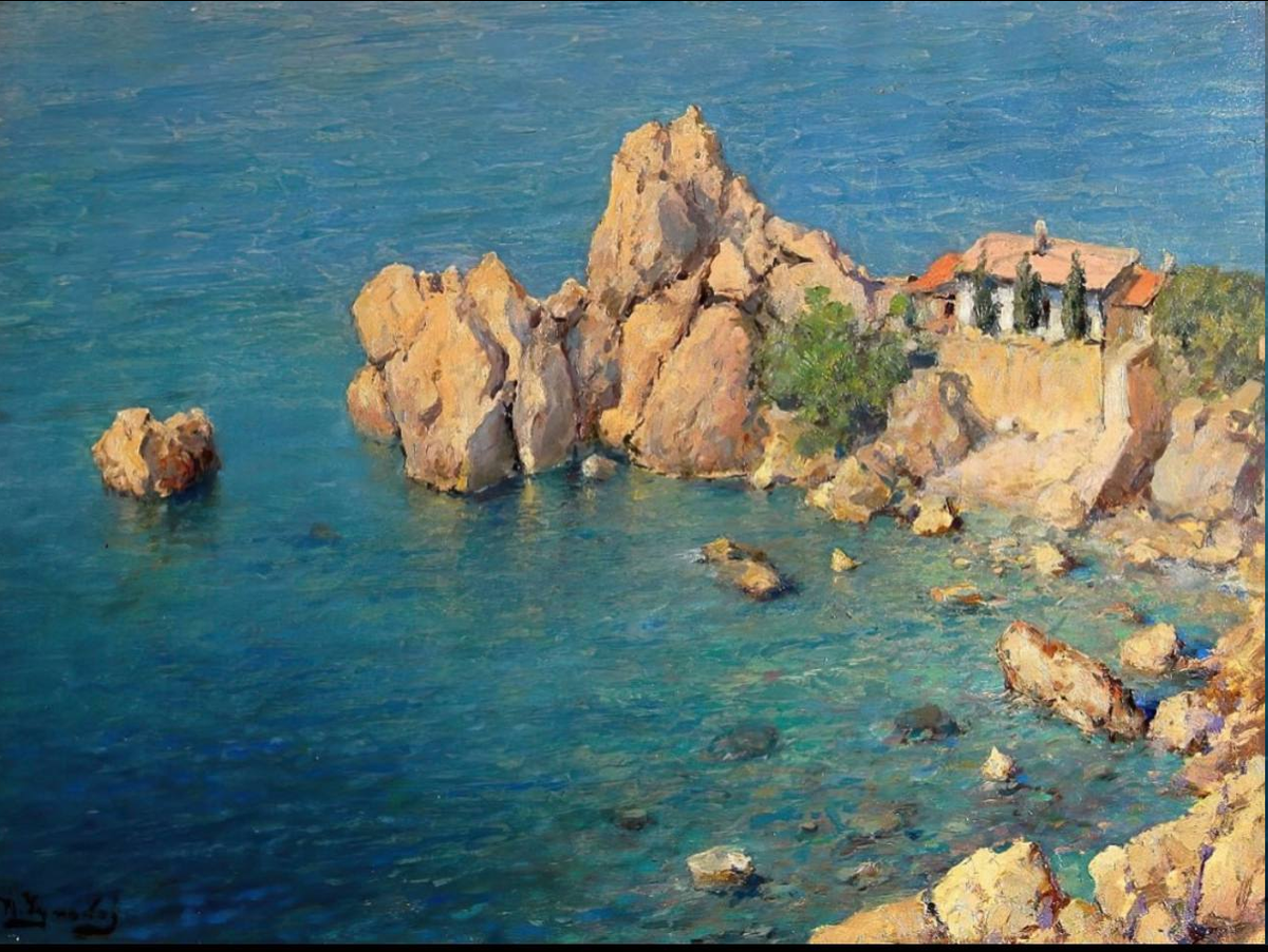 Аркадий Чумаков. «Домик А.П.Чехова в Гурзуфе». 1930