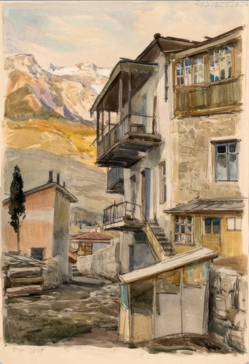 Владимир Богаткин. «Утро. Гурзуф». 1947