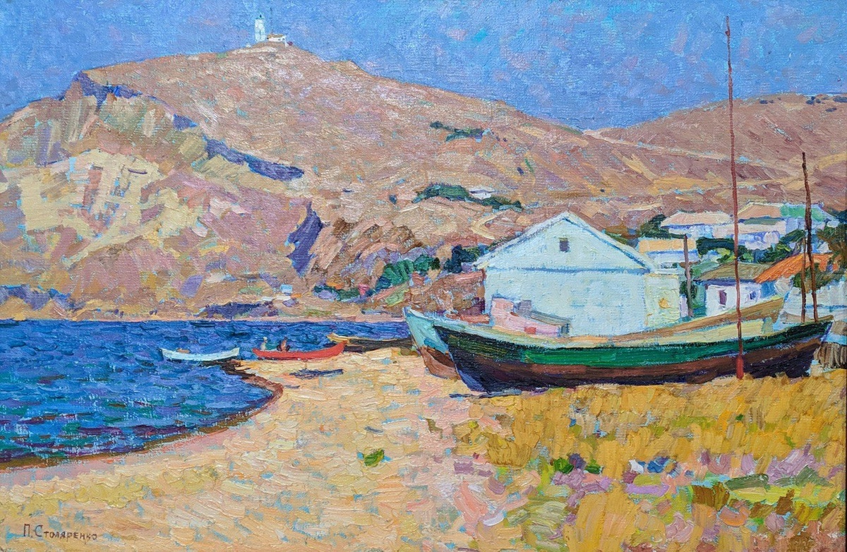 Столяренко П. К. Казантип. 1970-е гг. Холст, масло. 60х90 см