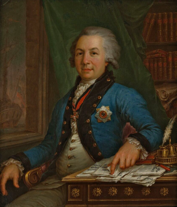 Владимир Боровиковский. Портрет поэта Г.Р. Державина. 1795, ГТГ.