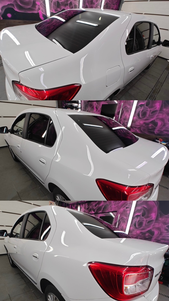 Тонировка авто Renault Logan в СПб 