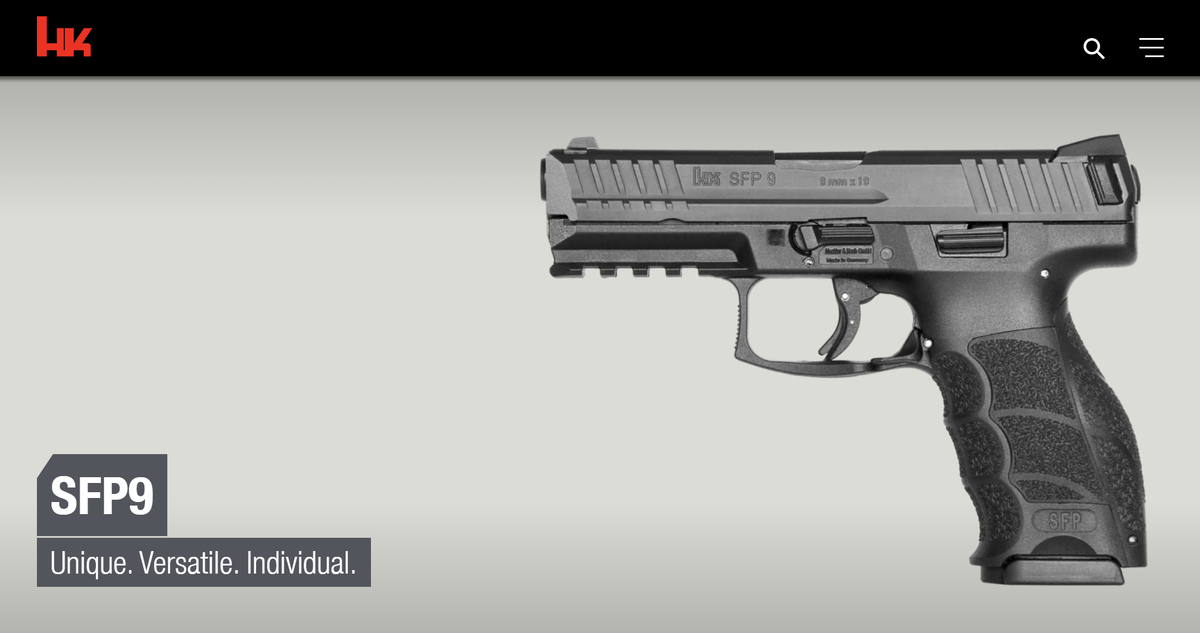 Пистолеты Heckler & Koch SFP9 / VP9 на фотографиях украинских специальных подразделений