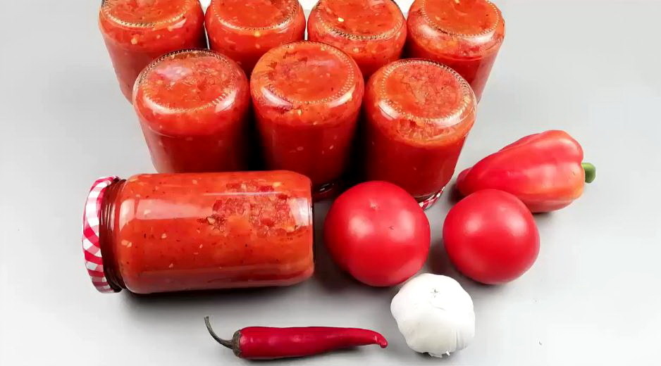 Самая вкусная Аджика на зиму🍅🌶️ Проверенный рецепт!Самый простой, быстрый и очень вкусный рецепт