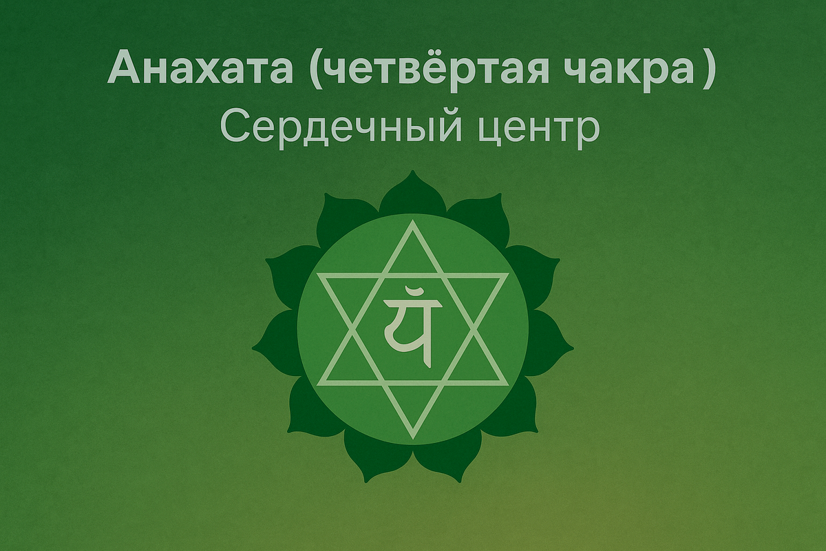 Анахата (четвёртая чакра) – Сердечный центр