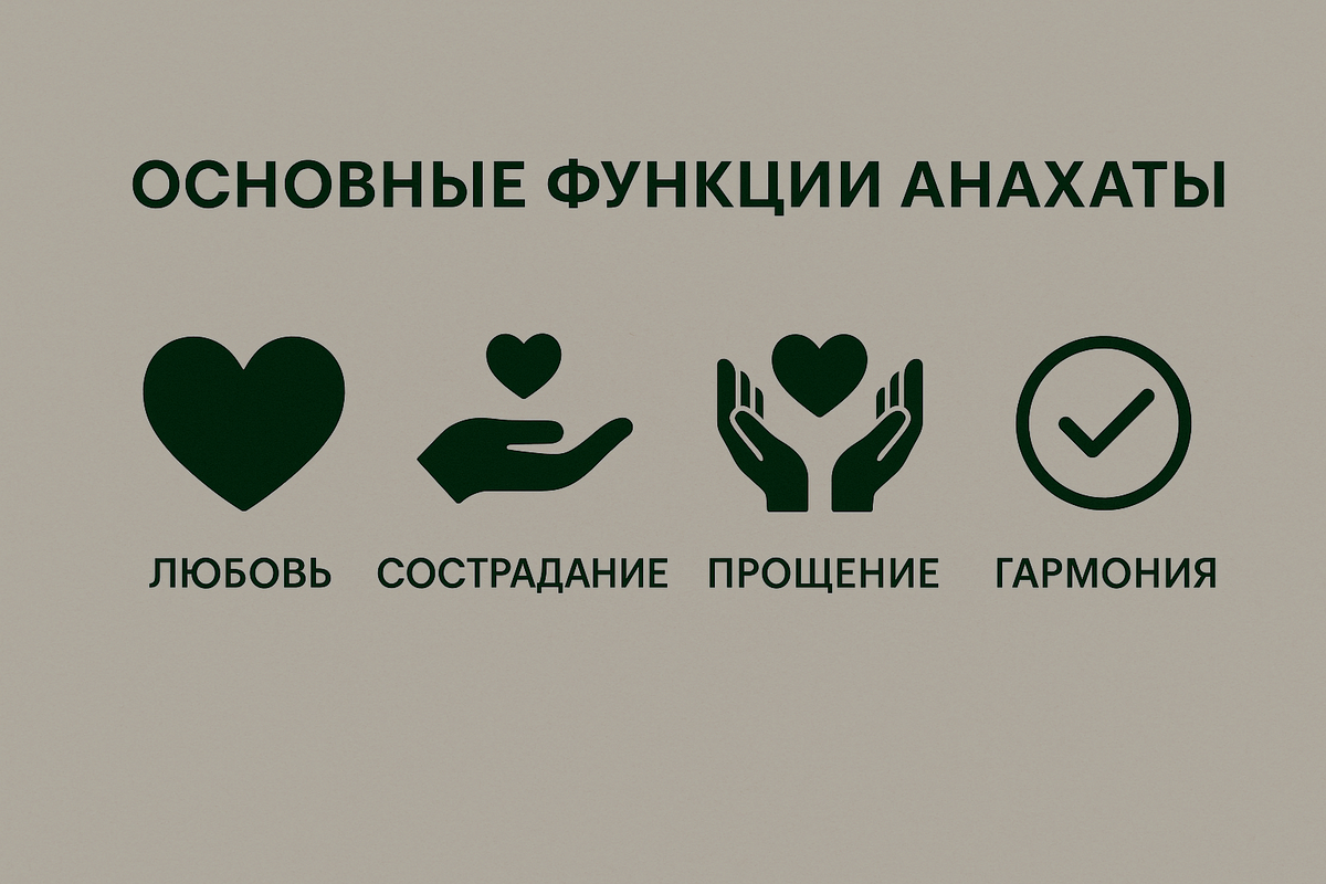 Основные функции Анахаты